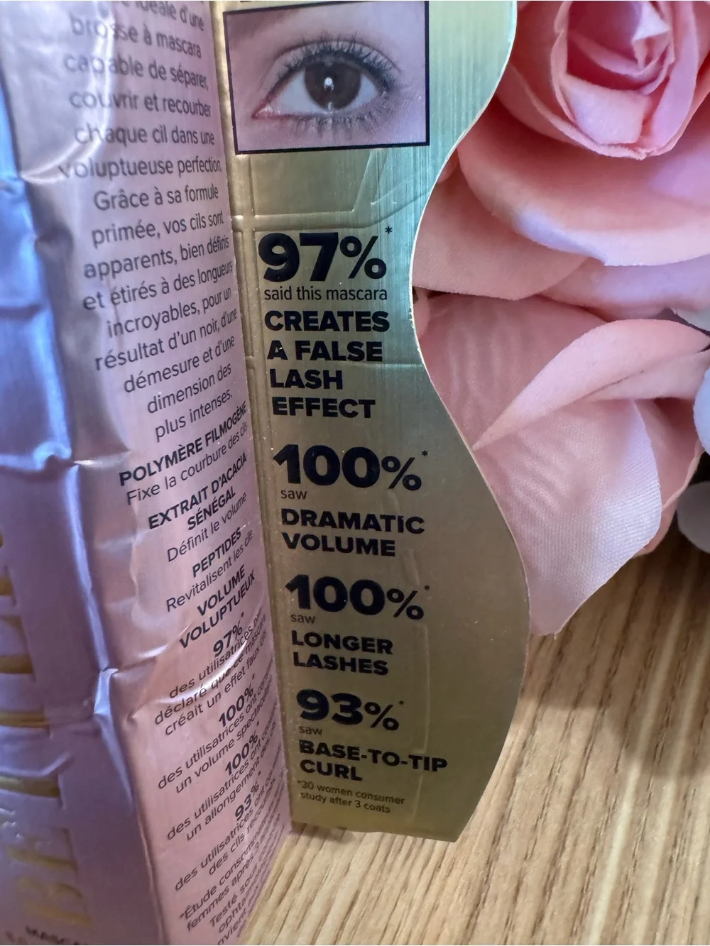 Too Faced Better Than Sex Mascara in Metallic Pink and Gold Box
